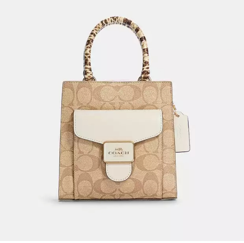 Coach Mini Pepper Crossbody In Signature Canvas